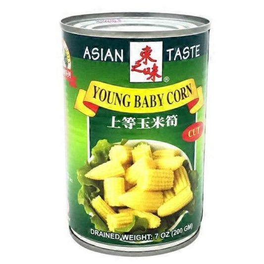Asian Taste Cut Young Baby Corn in Brine