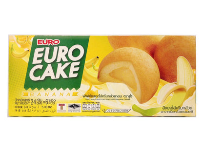 Euro Cake Assorted Flavors 12 Individually Wrapped Cakes Per Box