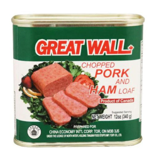 Great wall Canned Luncheon Meat Chopped Ham & Pork