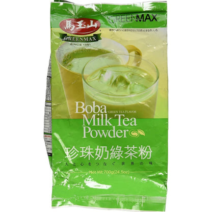 Green Max Boba Milk Tea Powder Green or Black Tea Flavors
