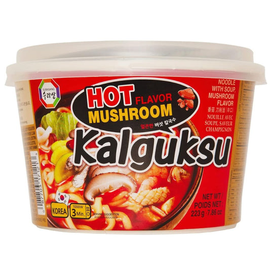 Surasang Spicy Mushroom Kalguksu, Instant Noodle Soup