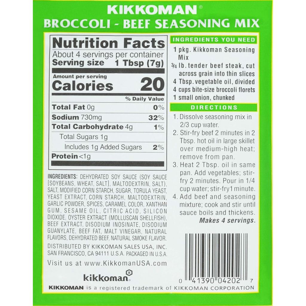 Kikkoman Broccoli Beef Seasoning Mix