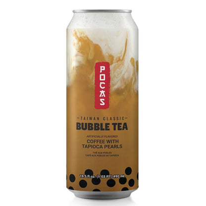 Pocas Bubble Tea's Assorted Flavors 16.5OZ Can