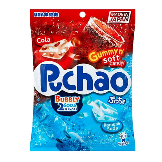 Puchao Candy Cola Bubbly Soda Two Flavors