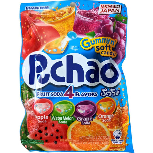 Puchao Gummy Soft Four Fruit Soda Flavors