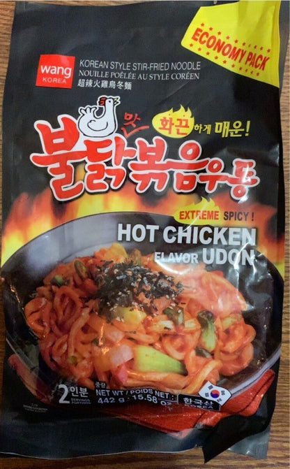 Hot Chicken Flavor Udon Wang Korea Brand
