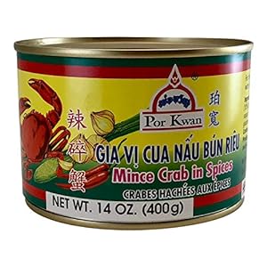 Por Kwan Minced Crab or Prawn in Spices 14oz Cans
