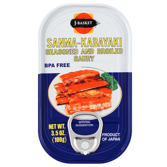 Sanma-kabayaki seasoned and broiled saury