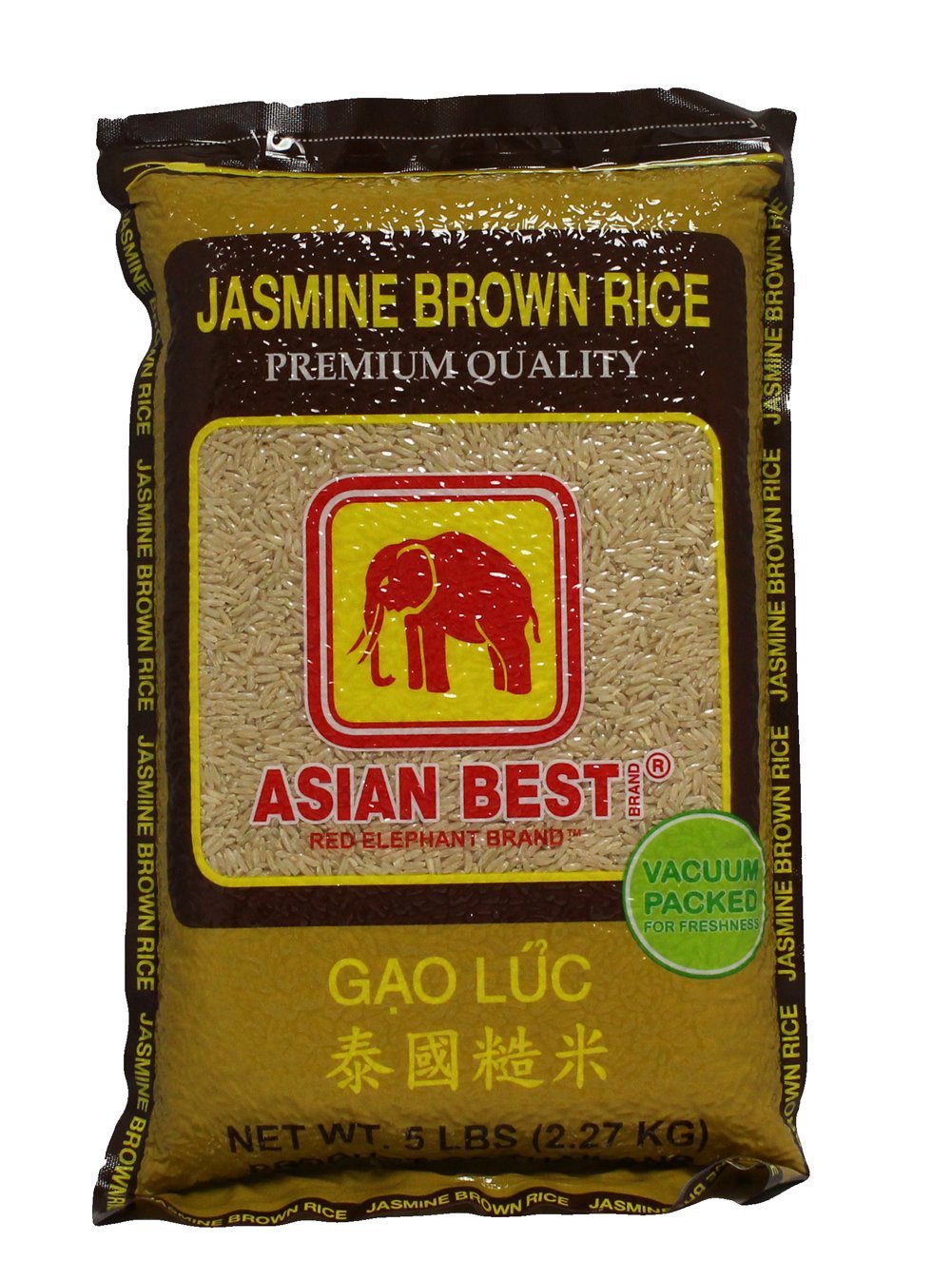 Asian Best Jasmine Brown Rice 5lb Bag