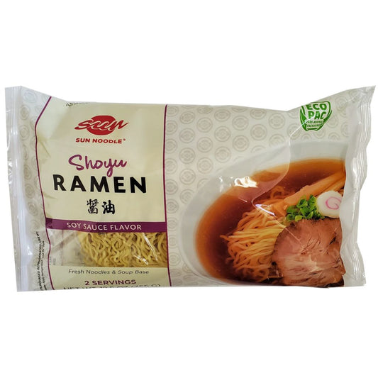 Fresh Shoyu Ramen Kit- Soy Sauce Flavor 12.5oz Bag 2 Servings