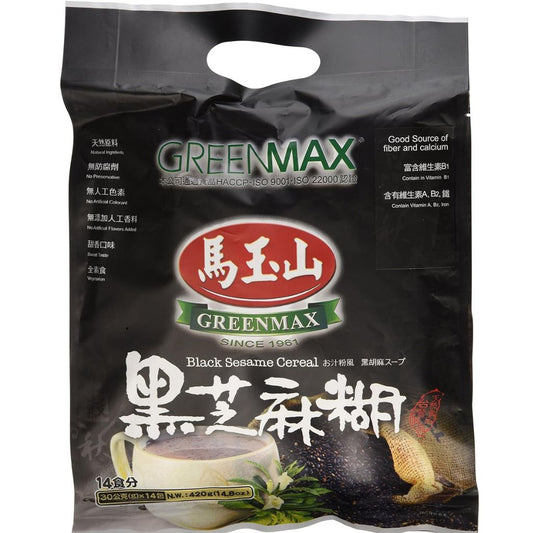 Greenmax Black Sesame Cereal 14 packs