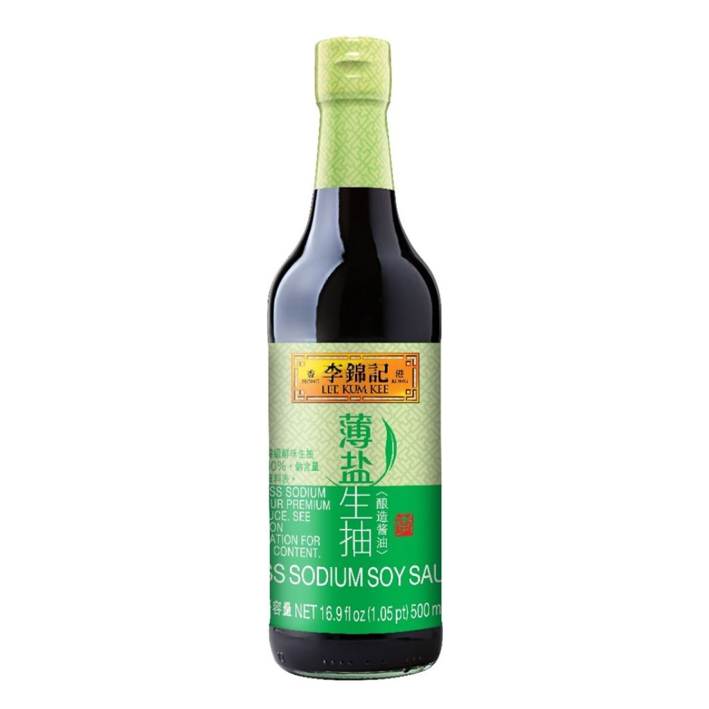 Less Sodium Soy Sauce - Lee Kum Kee Brand 16.9 oz Bottle