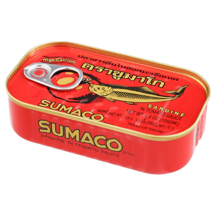 Sumaco Sardines in Tomato Sauce 4.4oz Can