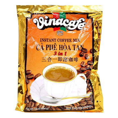 Vincafe 3 in 1 Coffee 20 Pouches Per Bag