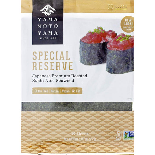 Yamamotoyama Sushi Nori Seaweed Wraps Variety Of Flavors 10 Sheets Per Package
